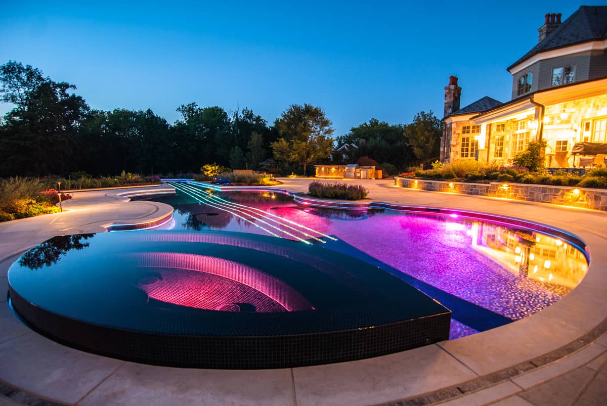 Custom Swimming Pool by Cipriano Landscape Design: beyond ...