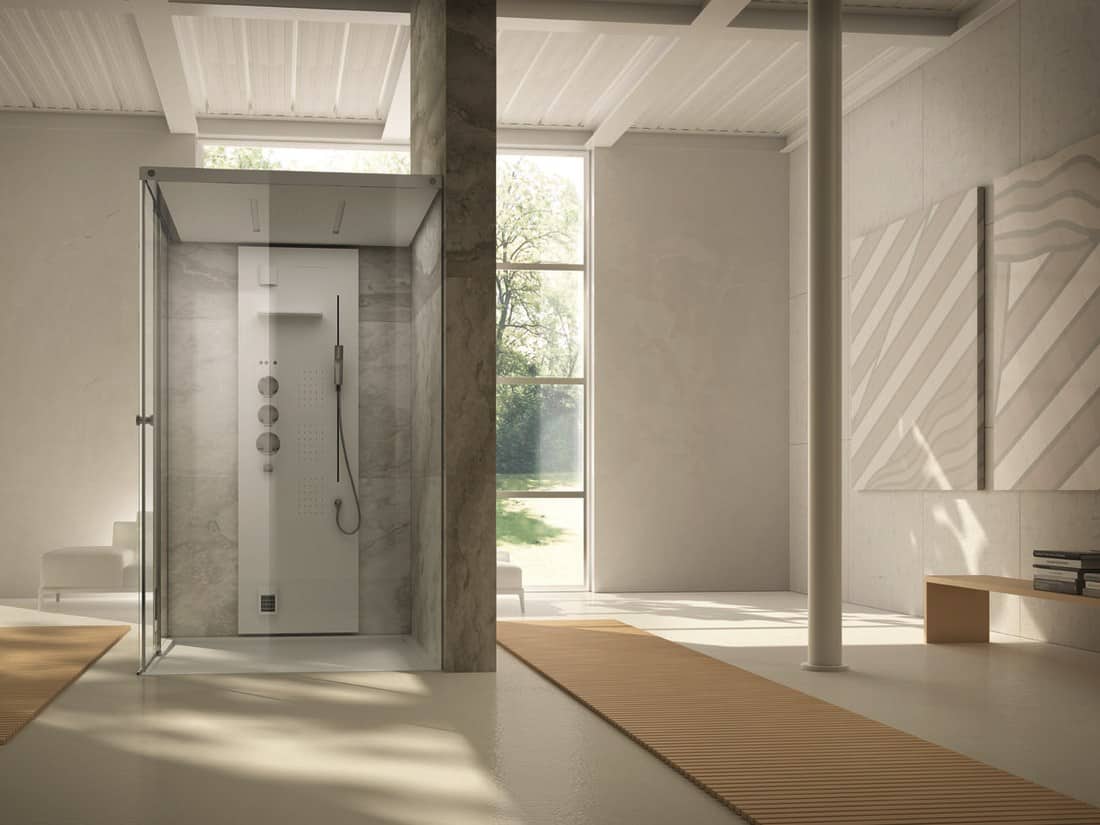 Light by Tueco is a Completely Enclosed Shower Stall