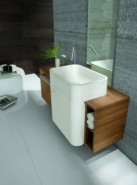 Beauty and durability in the sensuality of contemporary bathroom furniture