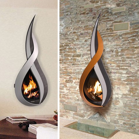fireplace inserts with fake burning picture flame