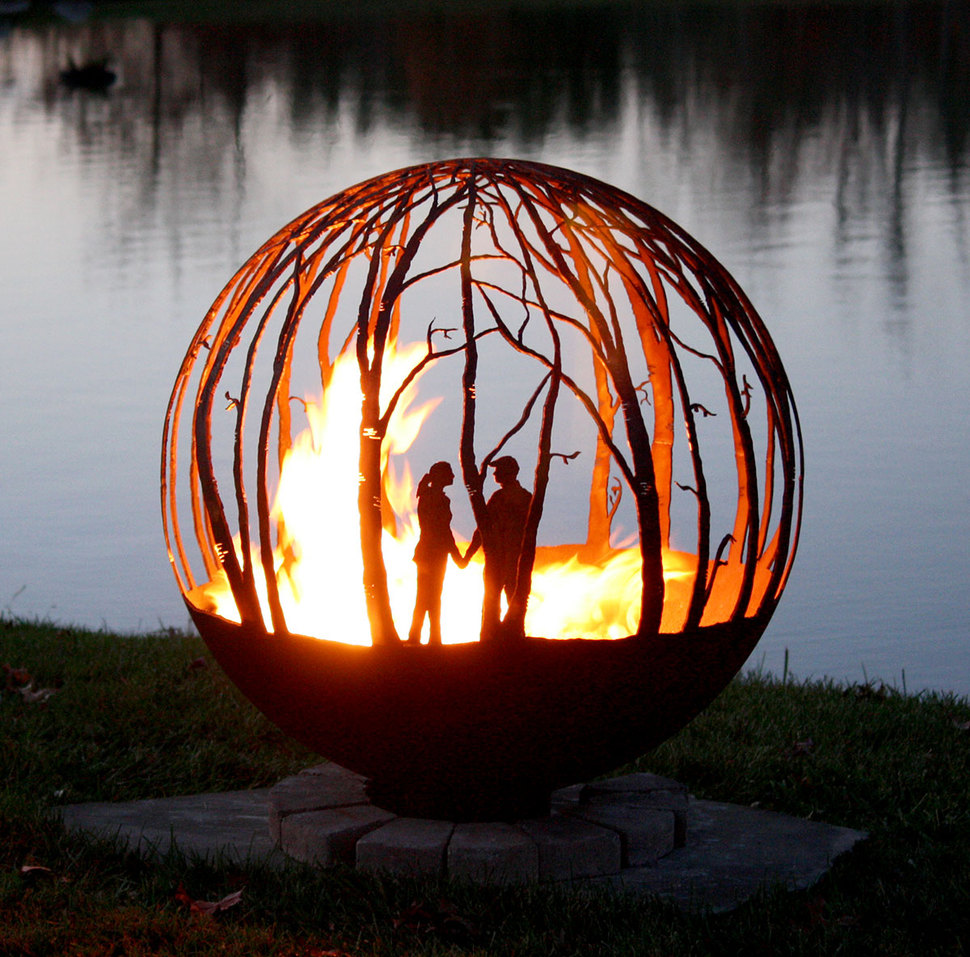 35 Metal Fire Pit Designs and Outdoor Setting Ideas