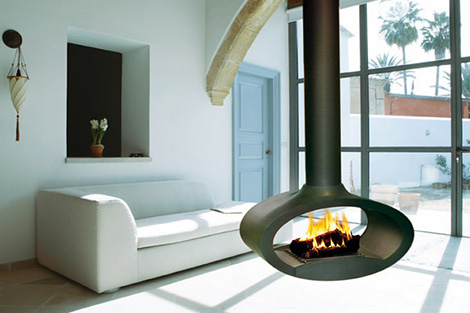 Suspended Fireplace - hot new trend