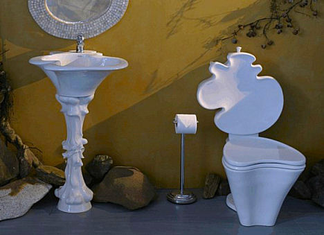 Architecture  Interior Design on Gaudi Bathroom Collection   New Organic Art By Capizzi
