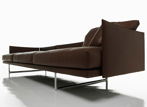 Comfortable Leather Sofa - new versatile sofa TOOT by Cassina