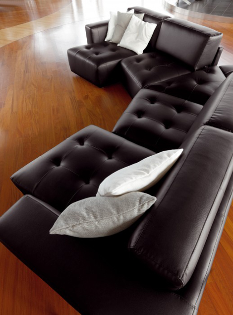Cool Leather Sofas - build your sofa as you dream it, by Ditre Italia