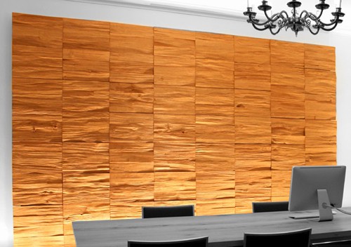 Decorative Wood Panels for Walls by Klaus Wangen