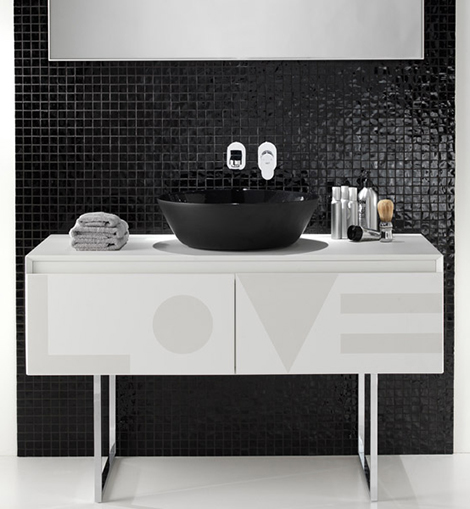 black and white pictures of love. Black and White Bathrooms