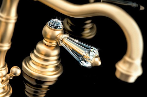 Bronze Bathroom Faucets on Crystal Bathroom Faucets Here  The X Sense Limited Edition Faucets
