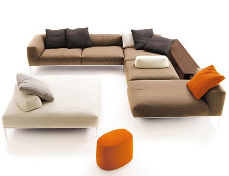 Sectional Furniture on Modular Sofas From B B Italia   New Sectional Sofa Frank By Antonio