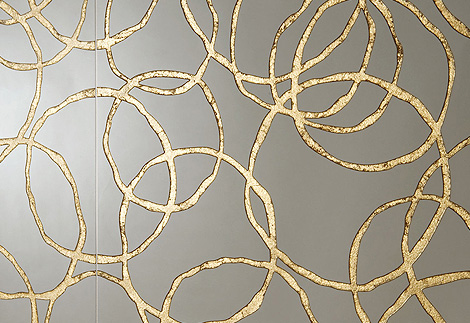 Amazing Kitchen Designs on Gold Decorative Tiles   Ceramic Tile Design Ideas By Graniti Fiandre
