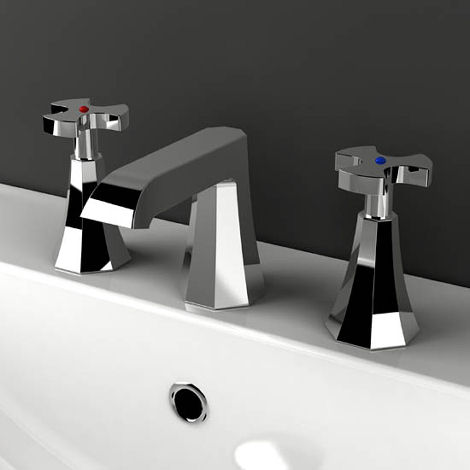Bath Faucets on Belmondo Bathroom Faucet From Ib Rubinetterie   The Art Deco Style