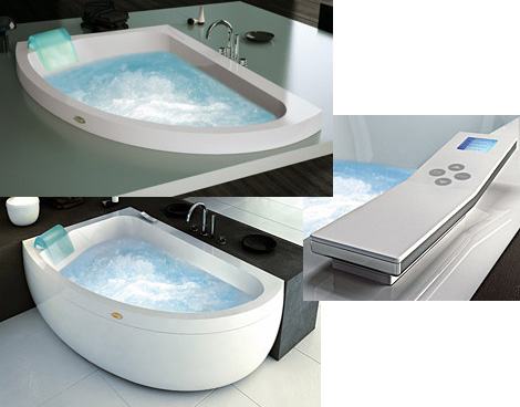 modern jacuzzi bathtub spa