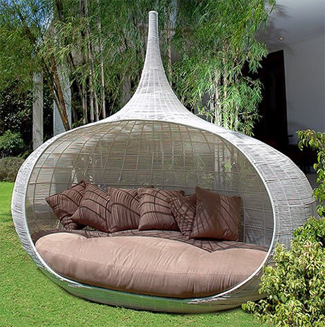 Outdoor Daybed by Lifeshop Collection - weave daybeds, asian inspired