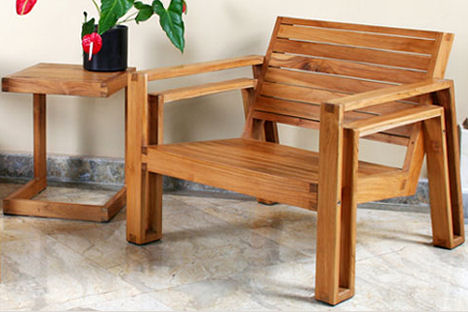 Wood Chairs on Outdoor Wood Furniture By Maku   The Patio Teak Furniture