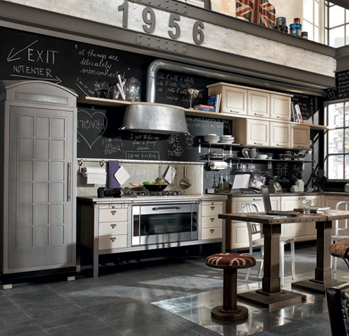 Vintage Style Kitchens by Marchi Group 1956 and Loft