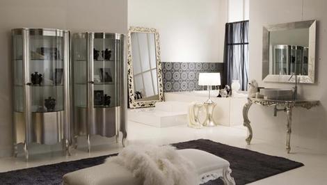 Luxury Modern Bathroom by Di Liddo & Perego - new silver and white Moda Wellness bathroom