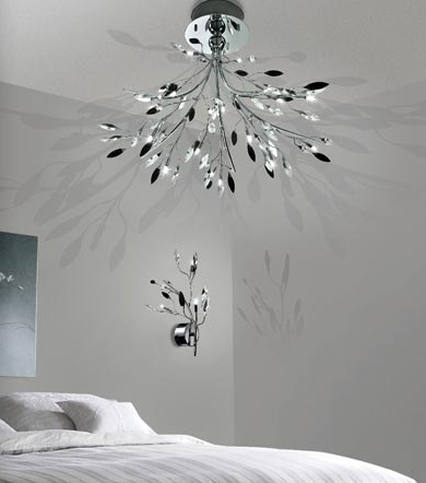 Bathroom Sconce Lighting on Modern Crystal Light Fixtures Calispo By Micron   Designer Homes