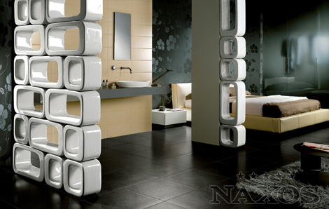  the Ceramic Wall from Naxos redefines the use of ceramics in the home.