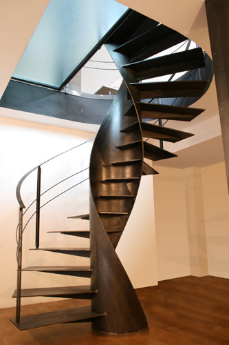 Metal Spiral Staircase - Etika architectural staircase design by ...