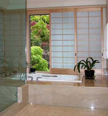 Bathroom Window on Shoji Screen   Sliding Door By Shoji Designs   Japanese Screens