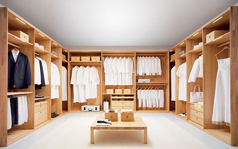 Modern Walk Closet Design on Closet System By Team 7 Walk In Wardrobe For High End Homes Closets