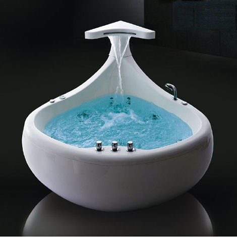 Bathroom Tubs Designs on Thalassor Baleina Whirlpool Tub   512 Colors Chromotherapy   Bathtubs