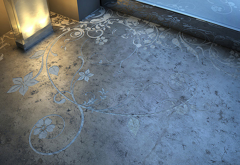 Transparent House Concrete Art flooring