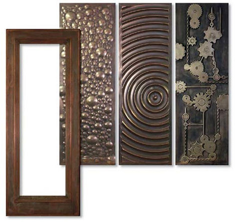 Front Entry on Metal Clad Door From Tru Stile   A Bold Statement Decorative Door