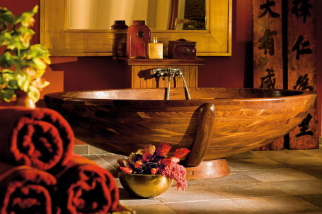 Bath Collections Madera Rondes Wood Bathtub
