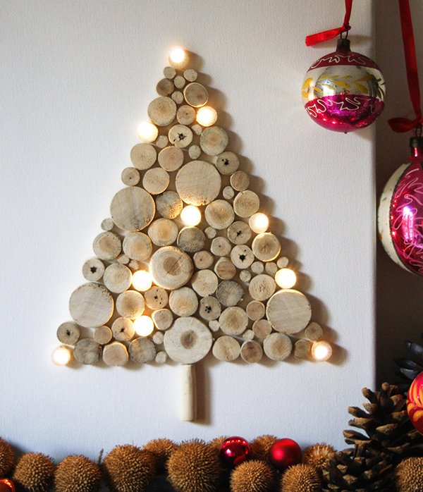 Wood Wall Christmas Tree