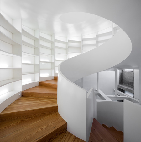 Architecture Design Home on Contemporary Portuguese Architecture     Spiral Staircase For 6 000