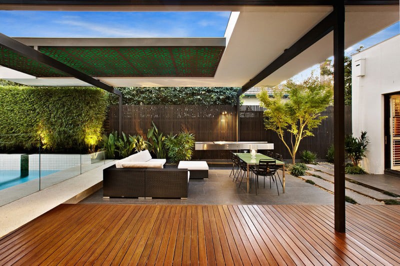 Indoor outdoor house design with alfresco terrace living ...