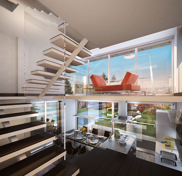 Three Story House Plans by Architekt DI Johann Lettner ...