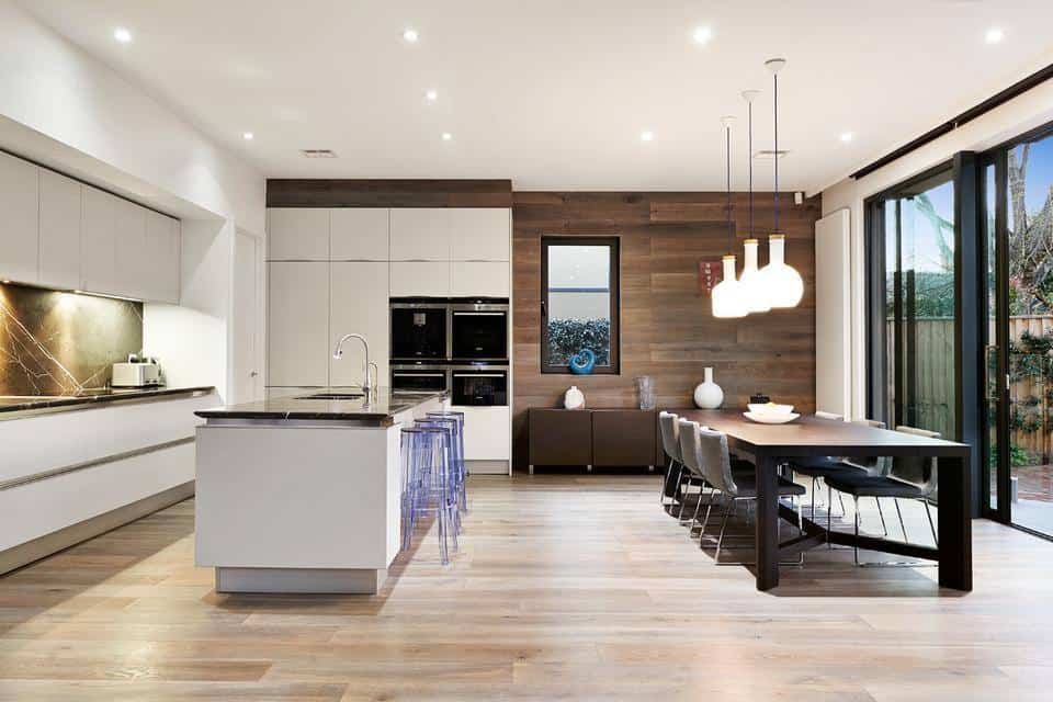 Ideal Kitchen Dining and Living Space Combination idea from Snaidero