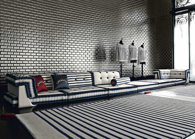 Nautical Themed Living Room Idea by Roche Bobois