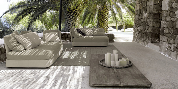 Paola Lenti contemporary patio design idea
