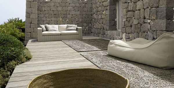 Contemporary furniture Design  - White Sofa