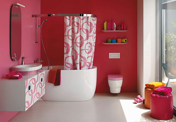 pink bathrooms and pink bathroom ideas laufen 4 Pictures Of Bathrooms