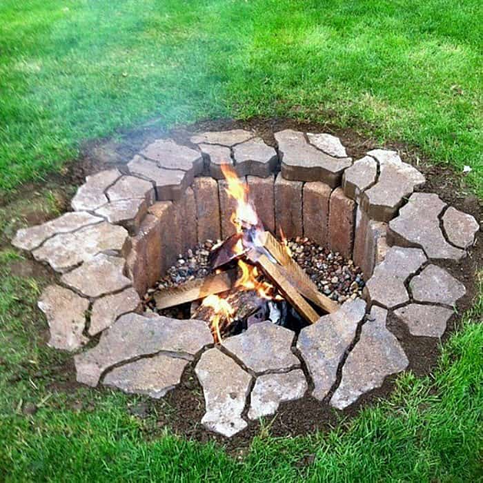 How to Be Creative with Stone Fire Pit Designs: Backyard ...