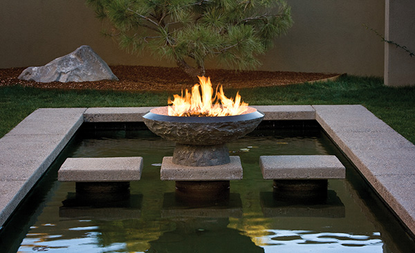 Granite Fire Pit from Stone Forest - new fire vessels and fire bowls 
