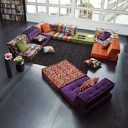 Living Room Modern Design on Roche Bobois Modular Sofa   Mah Jong Sofas   Ultra Modern Decor