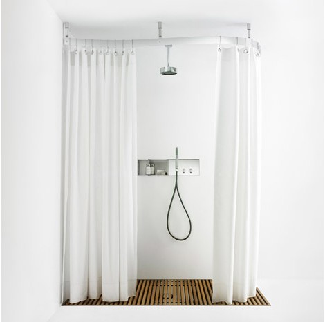 Shower Curtains Designs, Outdoor Round Shower Curtain Rods