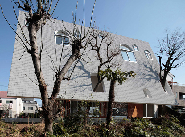 Japanese House with Steep Pitched Roof