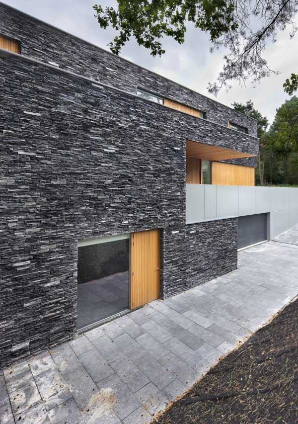 Stone House Siding Blends Beautifully