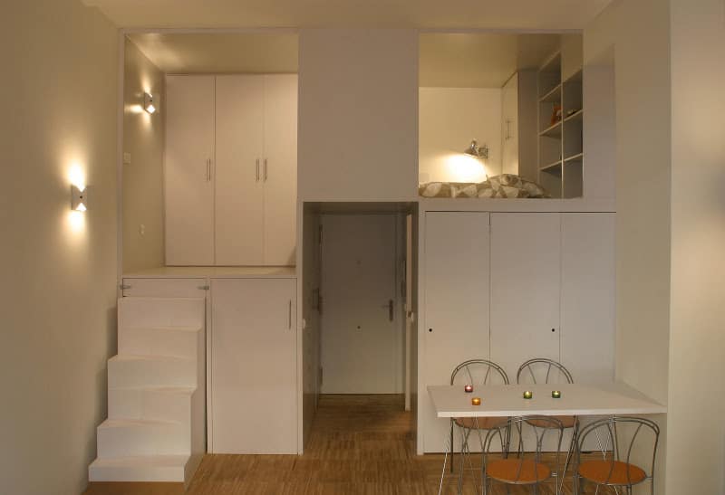 A compact apartment in Madrid by Beriot Bernardini Archquitectos