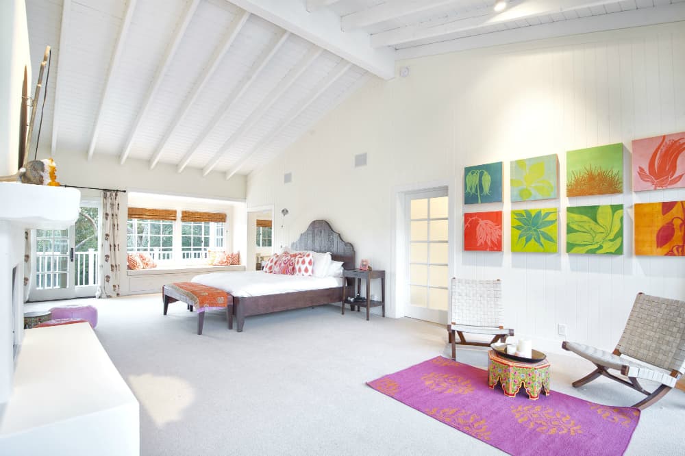 Bedroom in Olivia Newton-John’s Former Ranch-Style home