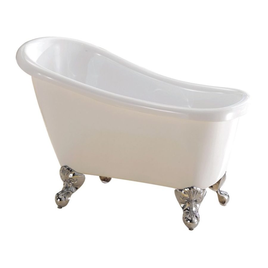 Cyrano Acrylic Slipper 44″ white tub 900x900 Small Bathtub Designs Made For Ultimate Relaxation