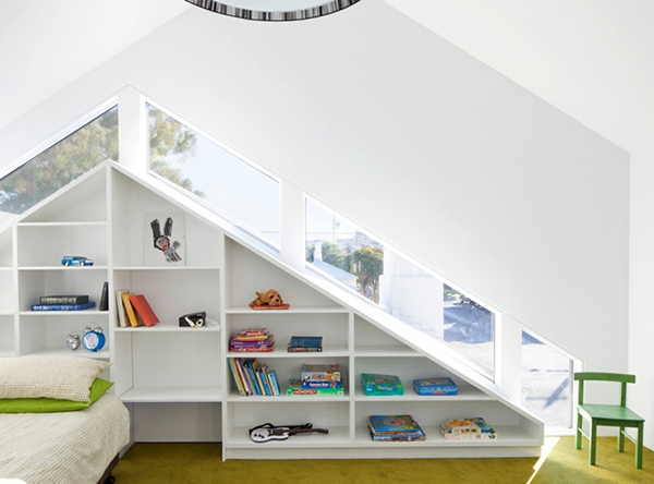 interior bookcase design simon couchman architects 1